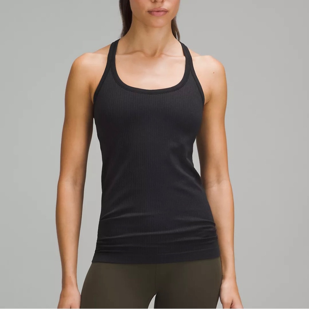 Lululemon Ebb to street Tank top Color Tan light brown